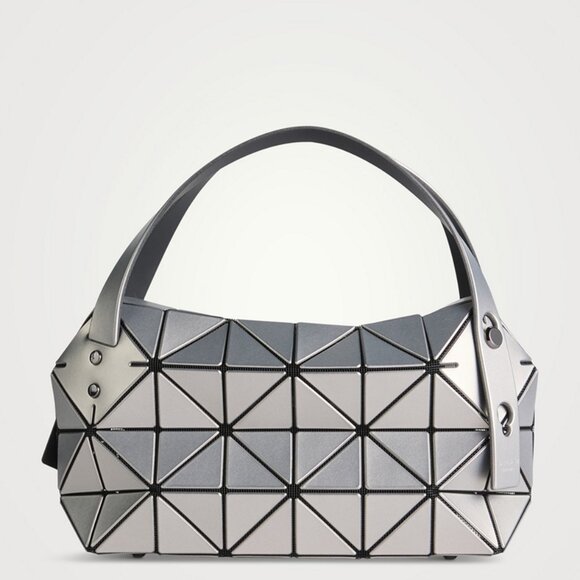 Issey Miyake Handbags - Issey Miyake Geometric Panel Tote in Silver